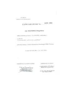 zaświadczenie ultrasonografia w połoznictwie i ginekologii