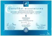 certyfikat Szkoła menopauzy