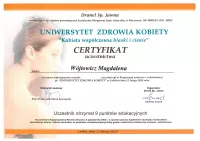 certyfikat Kobieta współczesna blaski i cienie