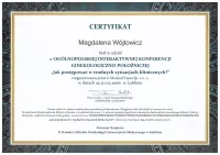 certyfikat Jak postepować w trudnych sytuacjach klinicznych