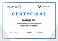 certyfikat budowanie odporności