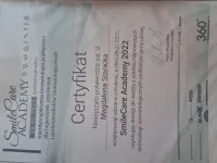 certyfikat SmileCare Academy 2022