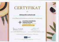certyfikat konferencja trzecia letnia akademia dermatologii