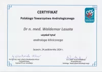 Certyfikat androlog kliniczny